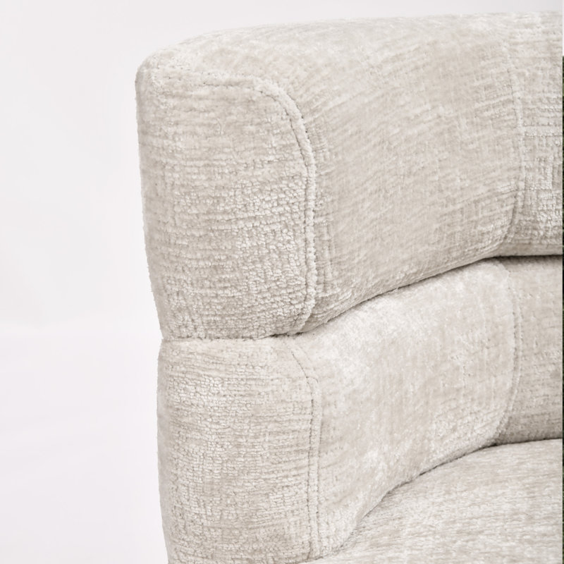 Upholstered Side Chair, Beige