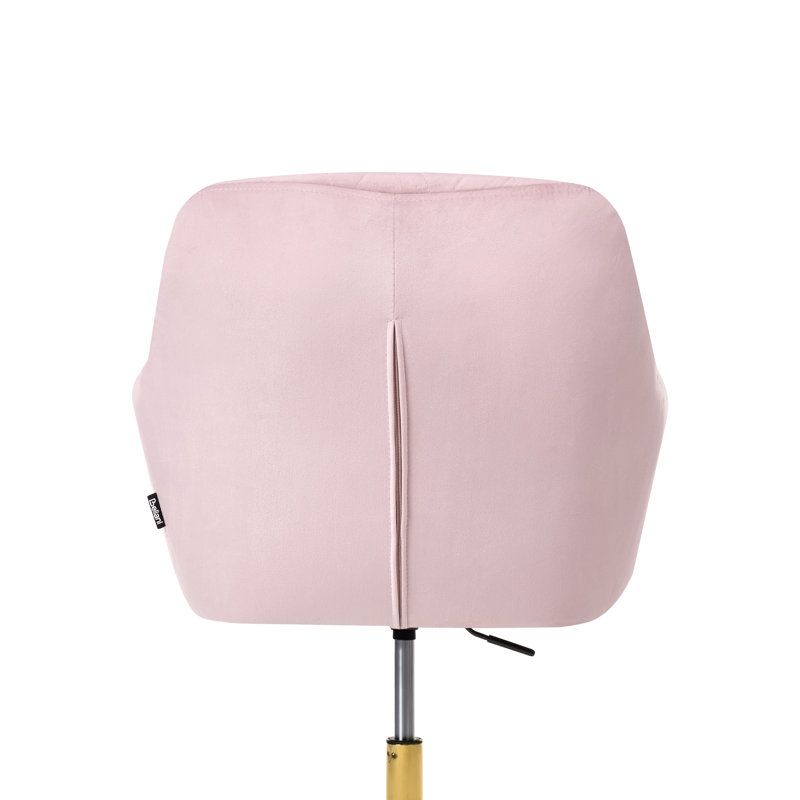 Polyester Office Chair, Pink