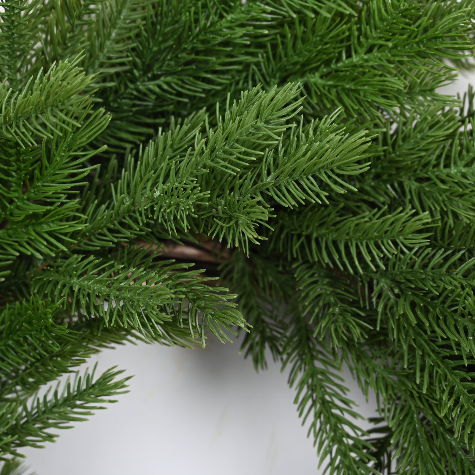 24" Artificial Greenery Cypress Christmas Day Winter Wreath For Front Door