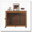 38,6 Mobilier pour cage robuste avec roulettes pour petits chiens-1815952326