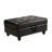 Sectional Sofa Set, Faux Leather Sofa with Free Storage Ottoman-1004977500-1004977501