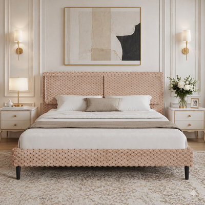 Lit simple et moelleux avec lit moelleux et lit confortable