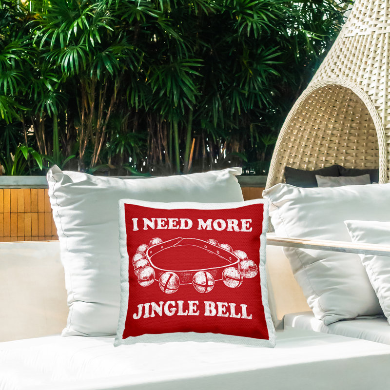 «Need More Jingle Bell Outdoor Printed oreiller» par Jedco Brands, Inc.