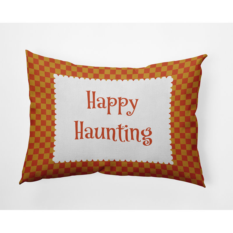Geometric Outdoor Reversible Throw Pillow, Rust