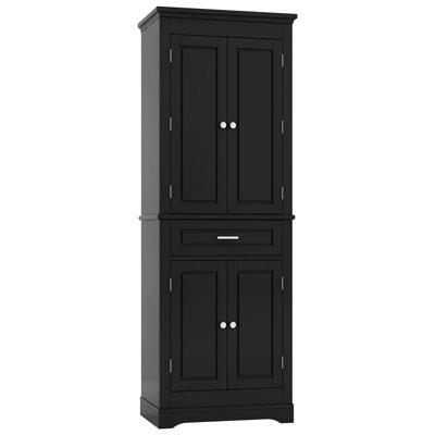 Tall Bathroom Storage Cabinet with Multi-Functional Storage Space