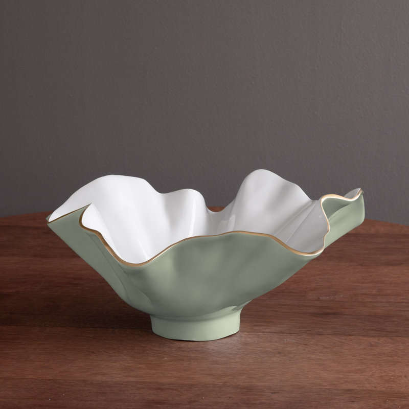 Encanto Bloom Wine Bucket, White/Pistachio