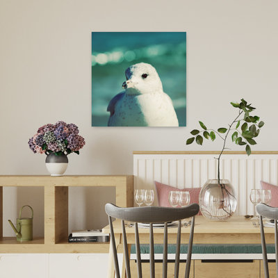 Coastal Mint Cottage Days Iv Crop With Animal Beach Art