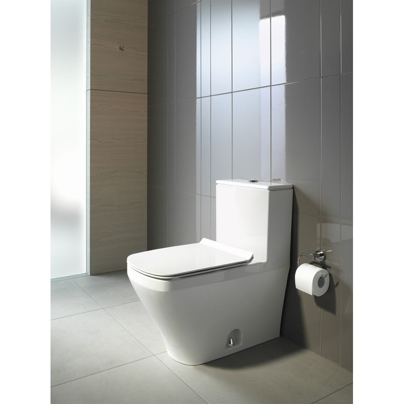 Toilette allongée une pièce à double chasse DuraStyle (siège non inclus)