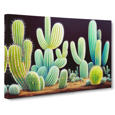 Legendary Cactus - Wrapped Canvas Print