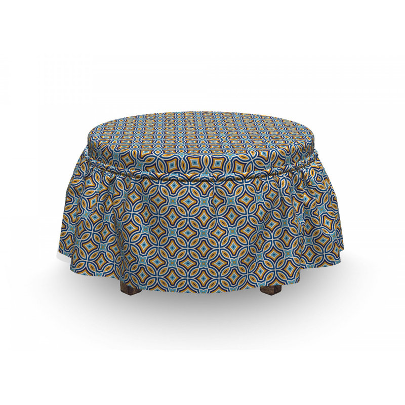 Housse pour repose-pieds royal oriental marocain