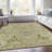 Machine Washable Indoor/Outdoor Xhevrie Khaki Rug-1176542376