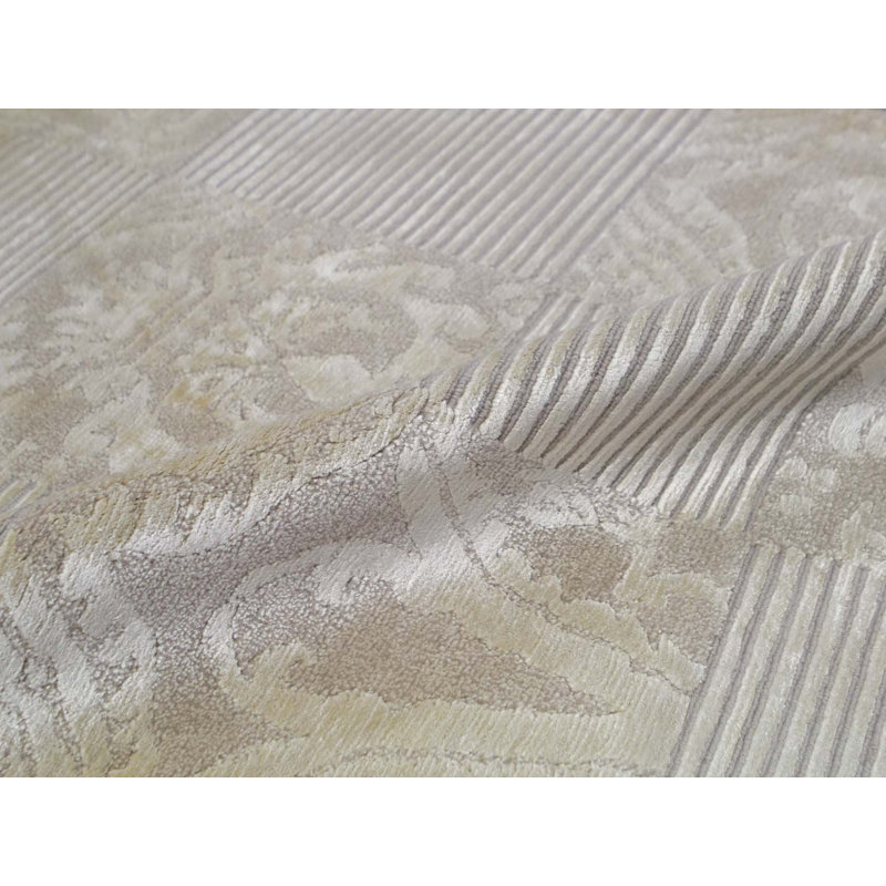 Patchwork Area Rug in Cream
