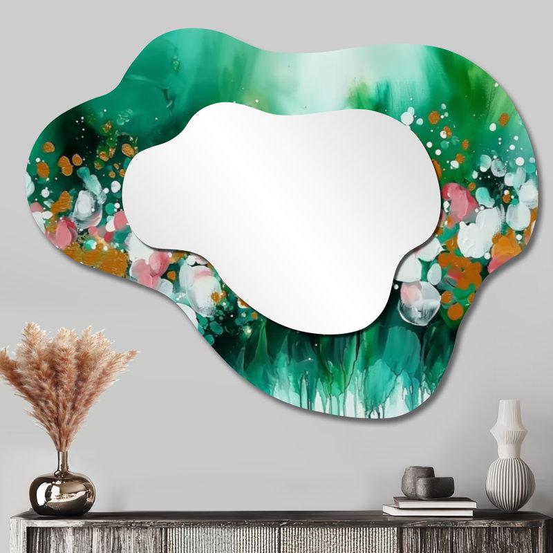 Miroir mural Mute Floral, 27 po x 35 po