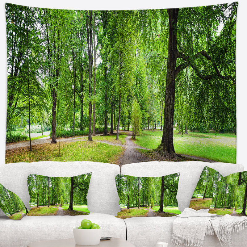 Paysage, paysage d'automne, tapisserie panoramique, H 32 po x l 39 po