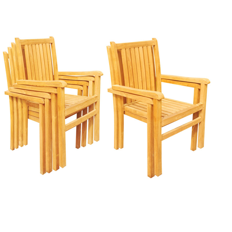 Cahyo Outdoor Teak Dining Armchair