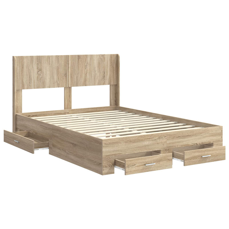 Bed, Sonoma Oak, Kingsize (5')
