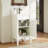 18-Inch Modern Freestanding Small Bathroom Vanity With Ceramic Sink, Storage Cabinet With Adjustable Shelf-390413385