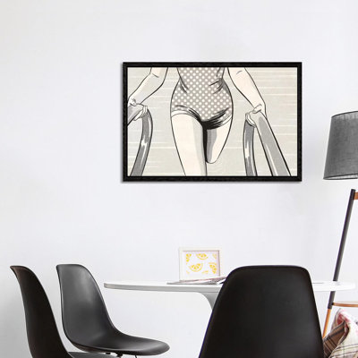 Noir Swim by Joseph McDermott - Print on Canvas
