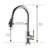 Kitchen Faucet With Pull Out Sprayer Single Handle Brass Touch Activated Kitchen Sink Faucet With 2-Way Pull Out Sprayer