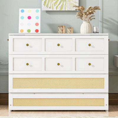 Full Size Murphy Bed With Large Drawers