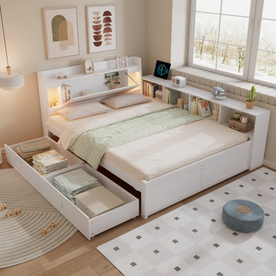 Solid Wood Bed