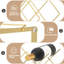Small Wine  Holder,Wine Storage  (Gold)