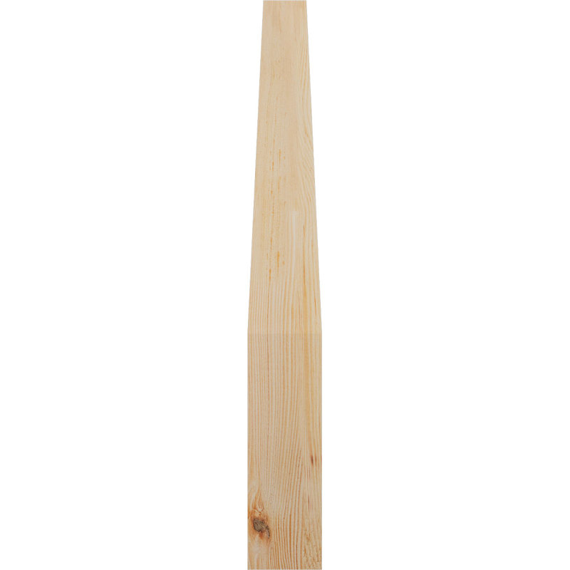 Attelle de genou Funston, Sapin de Douglas, Lisse, H 34 po x l 3,5 po x P 28 po