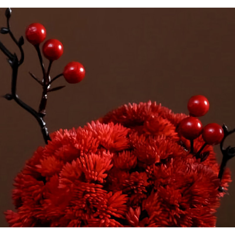 Décoration de fleurs simulées