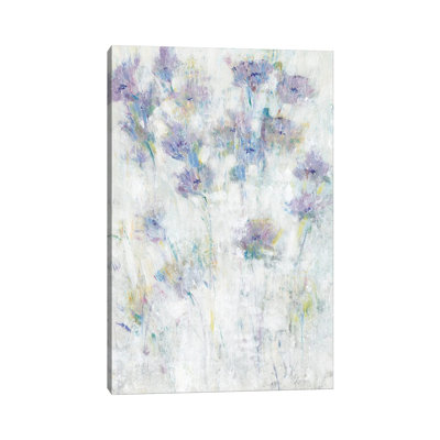 Lavender Floral Fresco I by Tim OToole - Wrapped Canvas Painting