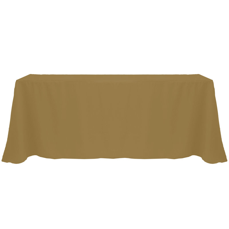 Solid Color Tablecloth, 156" x 90", 1, Dark Gray