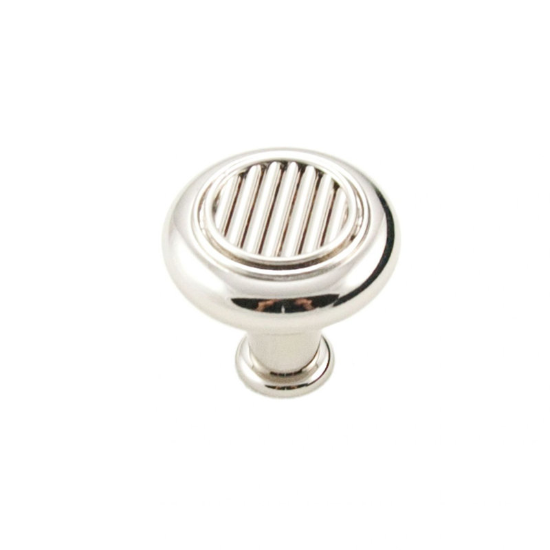 Poignée champignon 1 1/4 po Corcoran, Nickel poli
