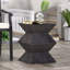Table d'appoint d'extérieur en béton léger