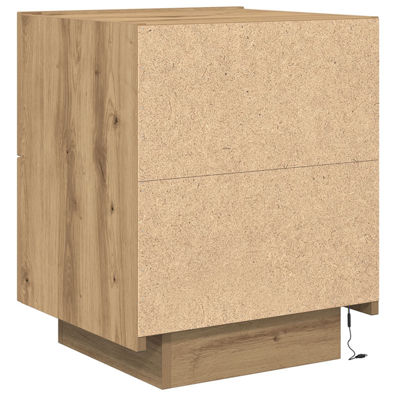 45cm W Manufactured Wood Bedside Table