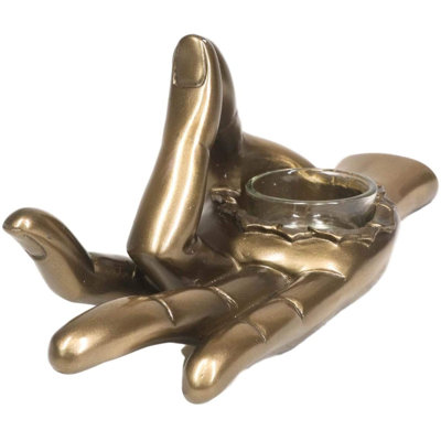 3'' H Glass Tabletop Tealight Holder