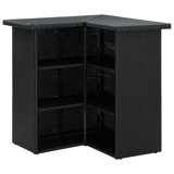 Francesco Rattan Bar Table