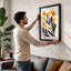 Golden Tulip Arrangement Botanical - Framed Print-1985776235-1985776237