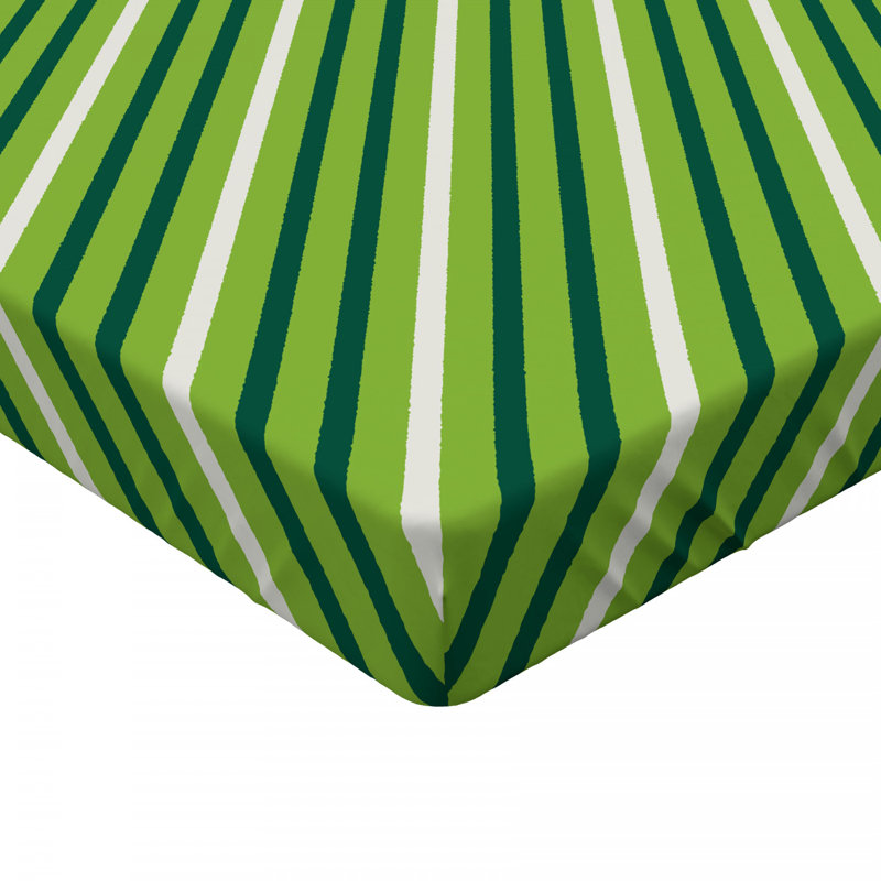 Microfiber Striped Fitted Sheet, Twin Fitted Sheet, Striped 2