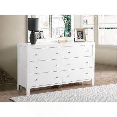 Commode 6 tiroirs avec boutons