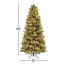7.5' Pre-Lit Artificial Slim Oklahoma Pine Tree