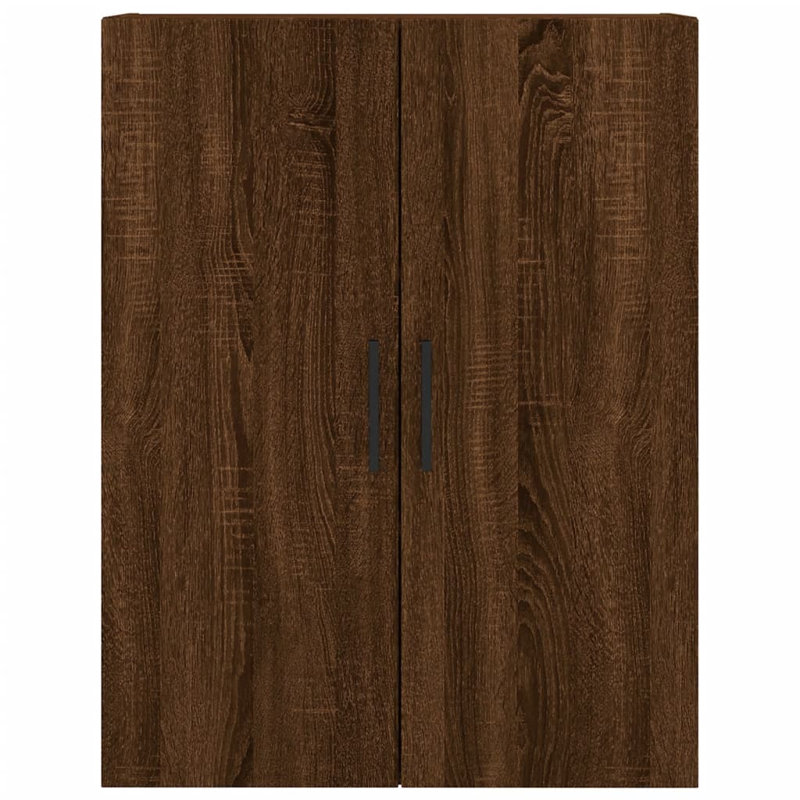 Grifton Highboard 69.5x34x180 cm Engineered Wood, Brown Oak