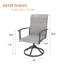 Ensemble de salle à manger rectangulaire pour 6 personnes avec parasol-921555639-921555632-921555535
