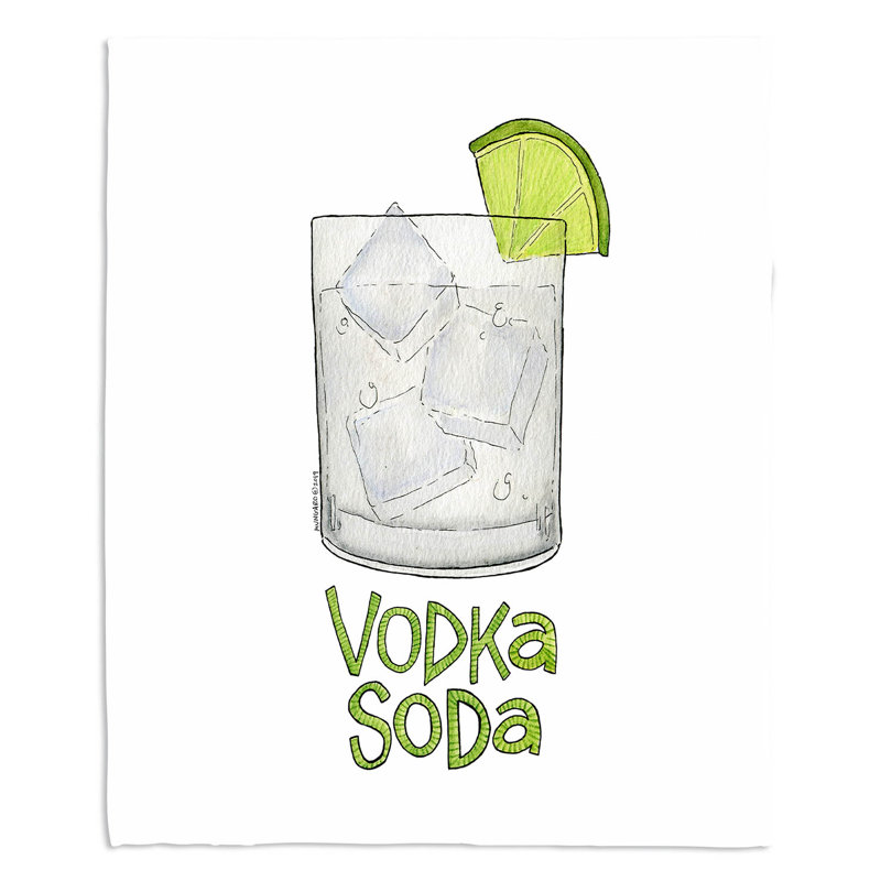  Couverture Cocktail Vodka, 68 po x 80 po