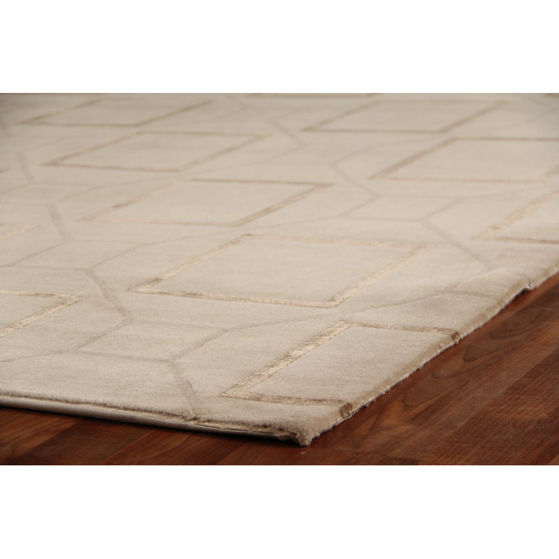 Super Tibetan Geometric Area Rug, Rectangle 6' x 9'