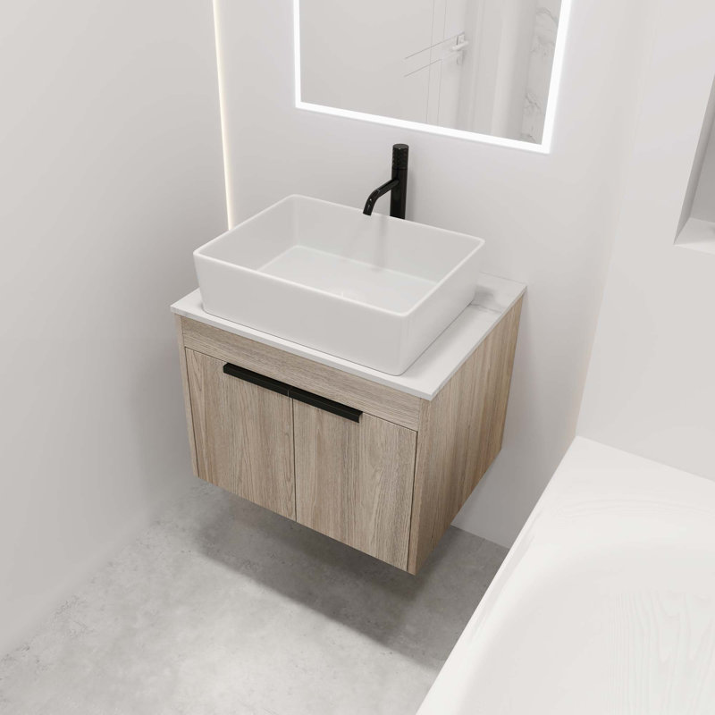 Ensemble de meuble-lavabo mural