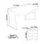Bureau d'écriture simple et moderne à deux tiroirs-696417795-696417792