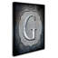 « letter g », art textuel sur toile tendue-21938893