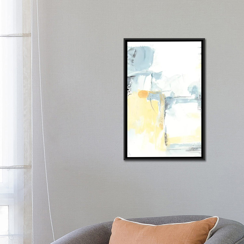 "Subtilité II" par Ethan Harper, reproduction d’art, H 26 po x l 18 po x P 1,5 po, Toile avec cadre noir, Pas de tapis