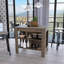 Îlot de cuisine en bois à 3 tablettes Cala-371475227