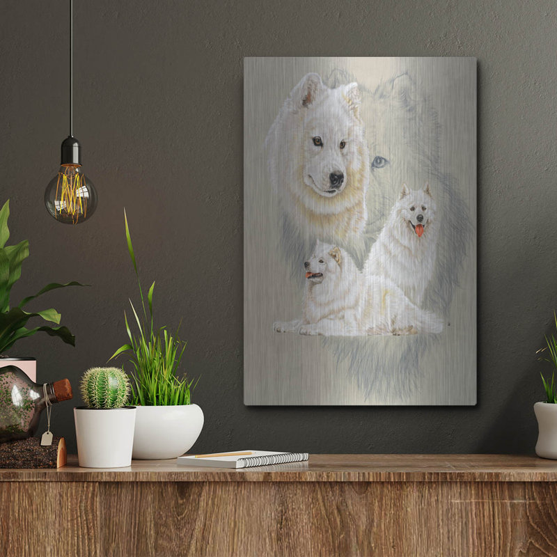 " Samoyed " by Barbara Keith, 16" H x 12" W
