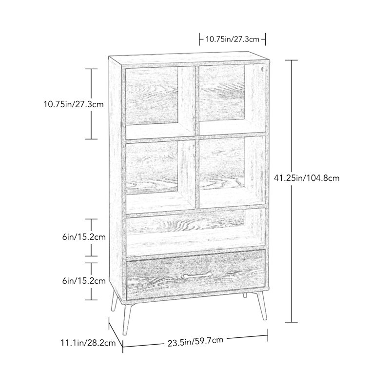 105cm H x 60cm W Standard Bookcase